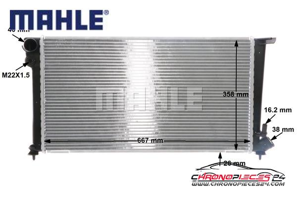 Achat de MAHLE CR 504 000S Radiateur, refroidissement du moteur pas chères