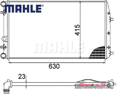 Achat de MAHLE CR 505 000P Radiateur, refroidissement du moteur pas chères