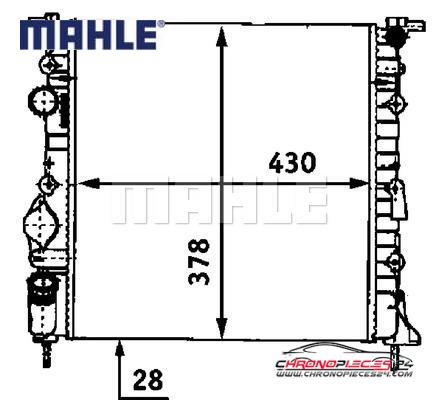 Achat de MAHLE CR 528 000S Radiateur, refroidissement du moteur pas chères