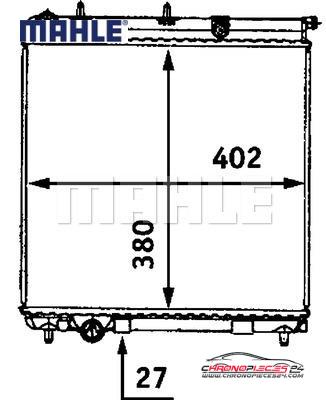 Achat de MAHLE CR 558 000S Radiateur, refroidissement du moteur pas chères