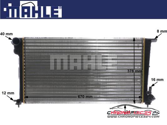 Achat de MAHLE CR 624 000S Radiateur, refroidissement du moteur pas chères