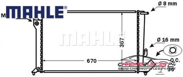 Achat de MAHLE CR 750 000S Radiateur, refroidissement du moteur pas chères