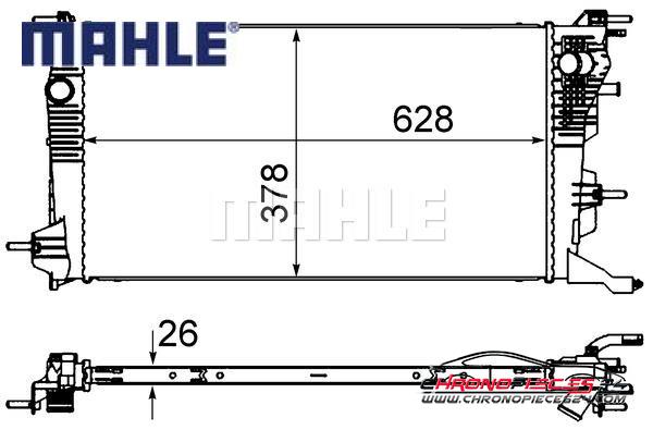 Achat de MAHLE CR 840 000S Radiateur, refroidissement du moteur pas chères