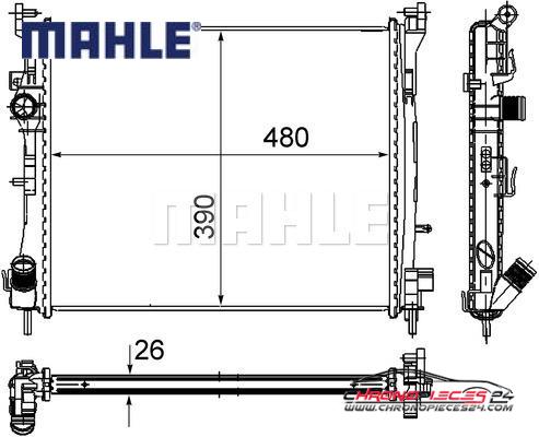 Achat de MAHLE CR 947 000S Radiateur, refroidissement du moteur pas chères