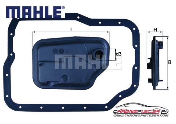 Achat de MAHLE HX 149D Filtre hydraulique, boîte automatique pas chères