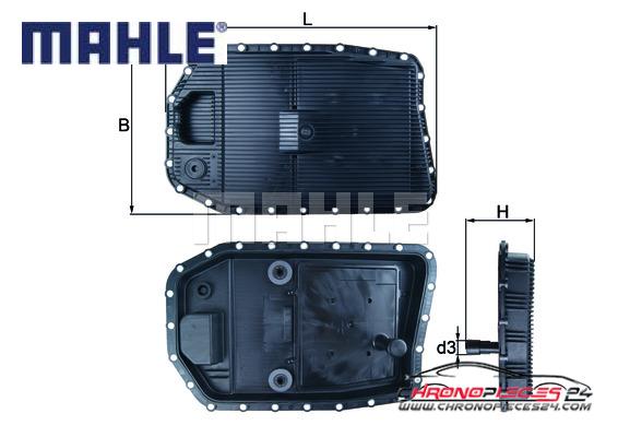 Achat de MAHLE HX 154 Carter d'huile, boîte automatique pas chères