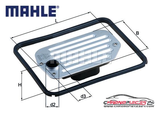 Achat de MAHLE HX 85D Filtre hydraulique, boîte automatique pas chères