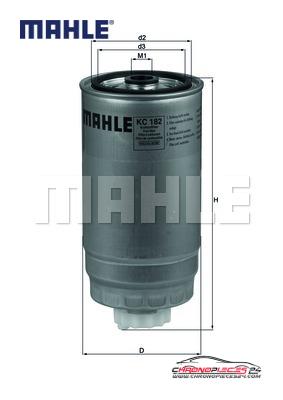 Achat de MAHLE KC 182 Filtre à carburant pas chères