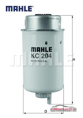 Achat de MAHLE KC 204 Filtre à carburant pas chères