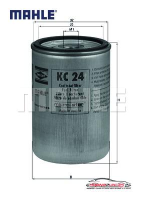 Achat de MAHLE KC 24 Filtre à carburant pas chères