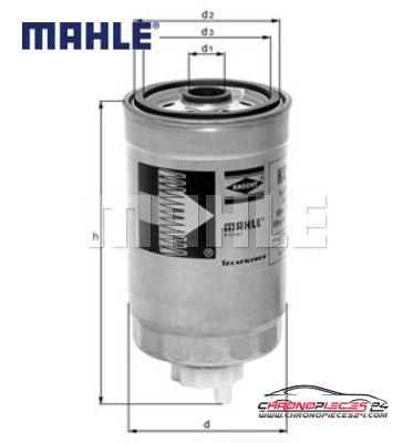 Achat de MAHLE KC 32 Filtre à carburant pas chères