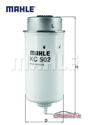 Achat de MAHLE KC 502 Filtre à carburant pas chères