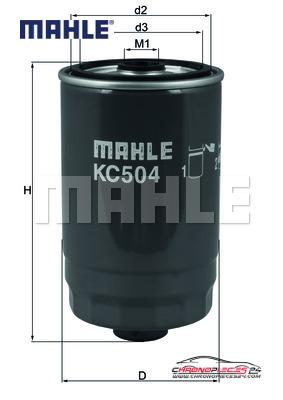 Achat de MAHLE KC 504 Filtre à carburant pas chères