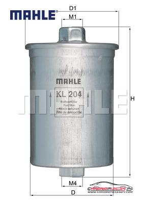 Achat de MAHLE KL 204 Filtre à carburant pas chères