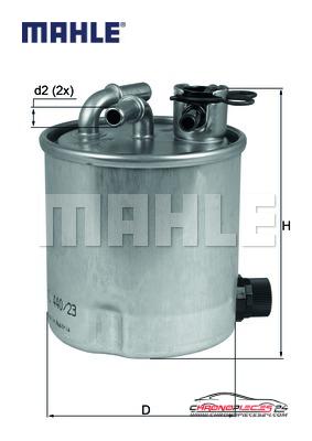 Achat de MAHLE KL 440/23 Filtre à carburant pas chères