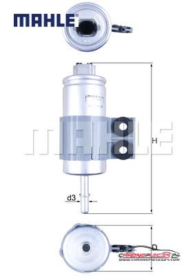 Achat de MAHLE KL 510 Filtre à carburant pas chères