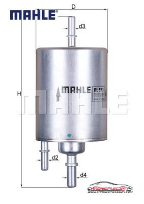 Achat de MAHLE KL 571 Filtre à carburant pas chères