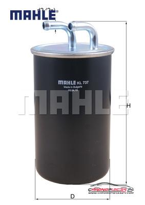 Achat de MAHLE KL 737 Filtre à carburant pas chères