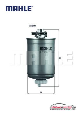 Achat de MAHLE KL 77 Filtre à carburant pas chères