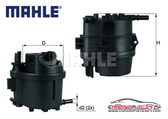 Achat de MAHLE KL 779 Filtre à carburant pas chères