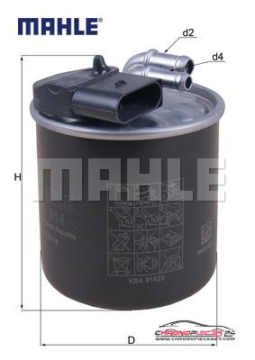 Achat de MAHLE KL 914 Filtre à carburant pas chères