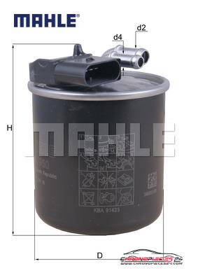 Achat de MAHLE KL 950 Filtre à carburant pas chères