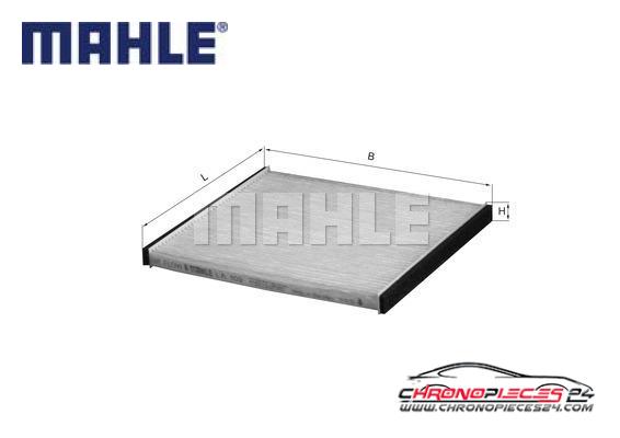 Achat de MAHLE LA 109 Filtre, air de l'habitacle pas chères