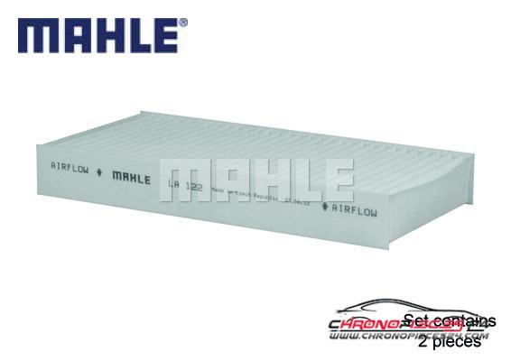 Achat de MAHLE LA 122/S Filtre, air de l'habitacle pas chères