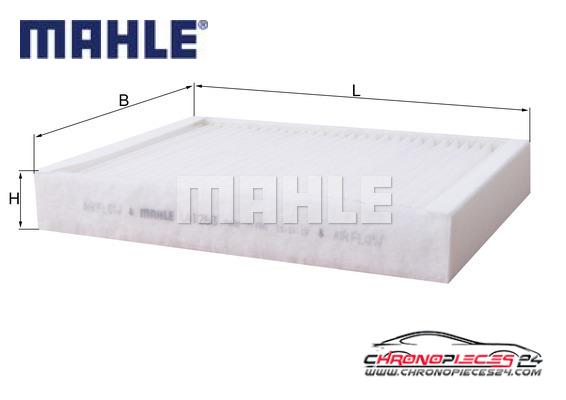 Achat de MAHLE LA 1263 Filtre, air de l'habitacle pas chères