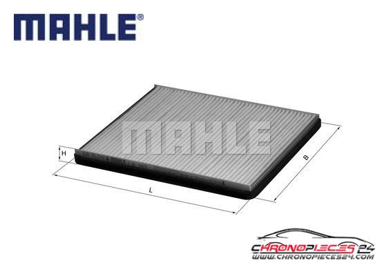 Achat de MAHLE LA 143 Filtre, air de l'habitacle pas chères