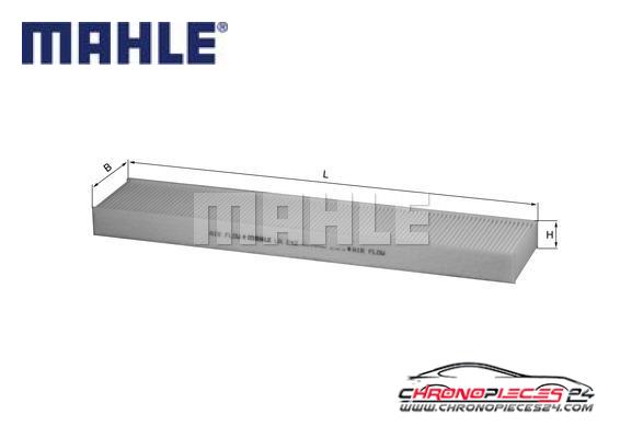 Achat de MAHLE LA 242 Filtre, air de l'habitacle pas chères