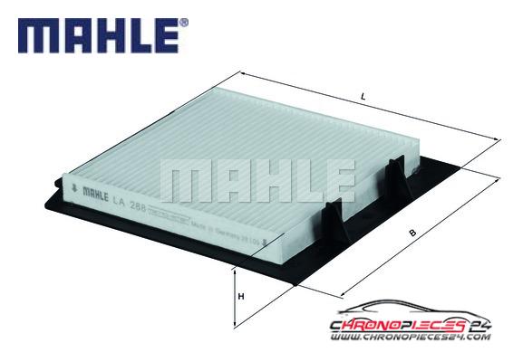 Achat de MAHLE LA 288 Filtre, air de l'habitacle pas chères