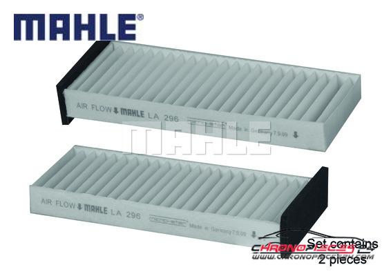 Achat de MAHLE LA 296/S Filtre, air de l'habitacle pas chères