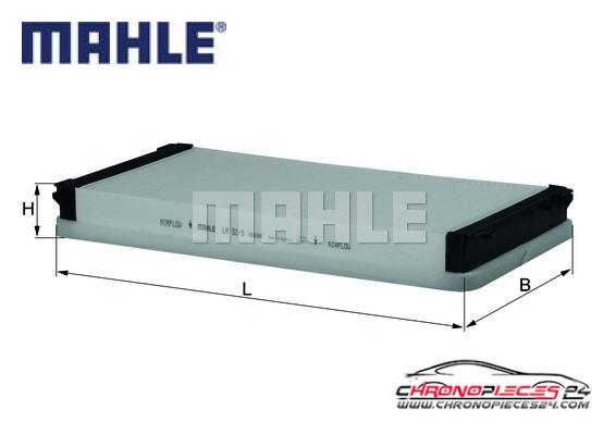 Achat de MAHLE LA 32/3 Filtre, air de l'habitacle pas chères