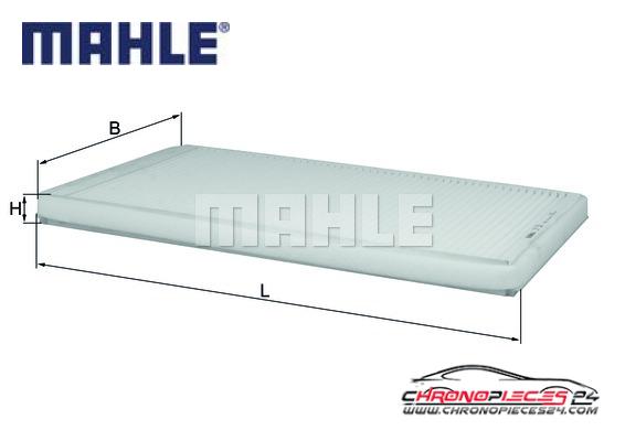 Achat de MAHLE LA 33 Filtre, air de l'habitacle pas chères