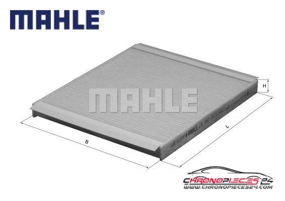 Achat de MAHLE LA 361 Filtre, air de l'habitacle pas chères