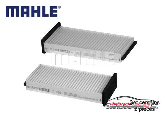 Achat de MAHLE LA 366/S Filtre, air de l'habitacle pas chères