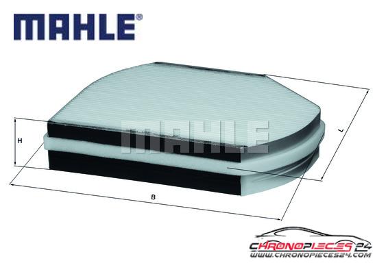 Achat de MAHLE LA 37 Filtre, air de l'habitacle pas chères