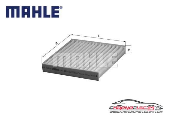 Achat de MAHLE LA 395 Filtre, air de l'habitacle pas chères