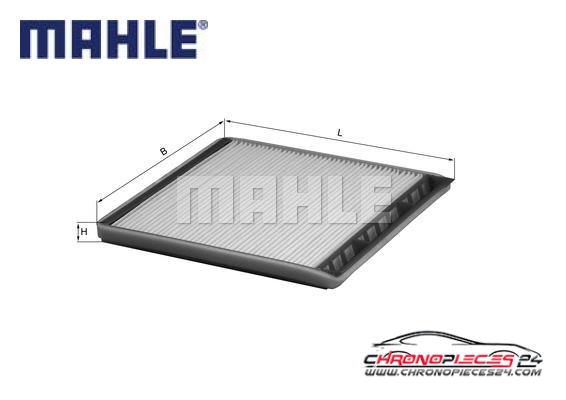 Achat de MAHLE LA 40 Filtre, air de l'habitacle pas chères