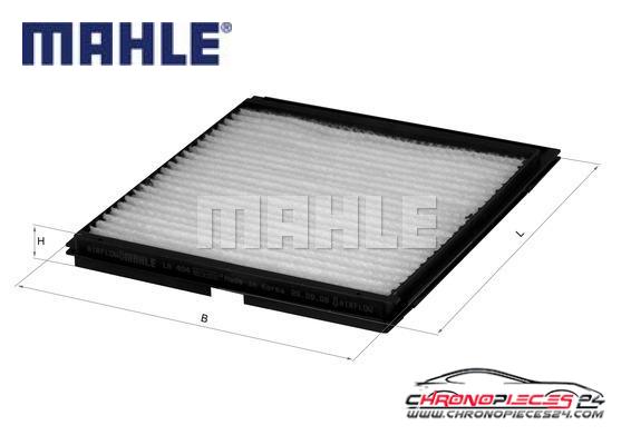 Achat de MAHLE LA 404 Filtre, air de l'habitacle pas chères