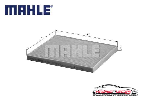 Achat de MAHLE LA 408 Filtre, air de l'habitacle pas chères