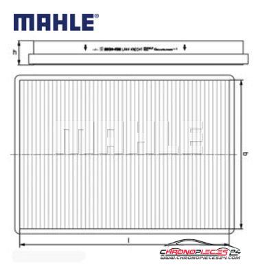 Achat de MAHLE LA 44 Filtre, air de l'habitacle pas chères