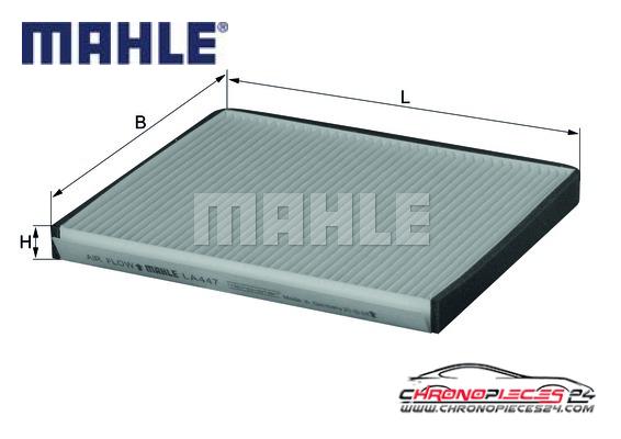 Achat de MAHLE LA 447 Filtre, air de l'habitacle pas chères