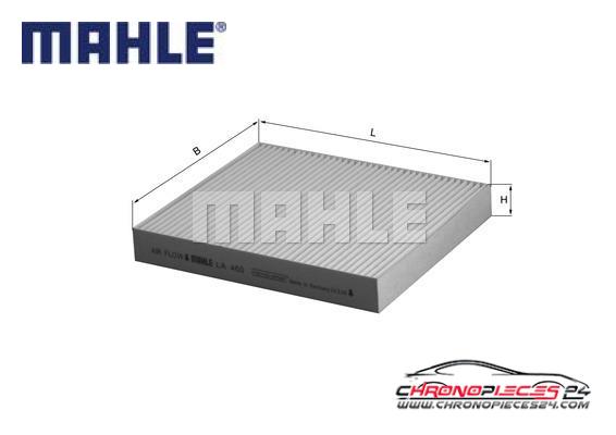 Achat de MAHLE LA 460 Filtre, air de l'habitacle pas chères