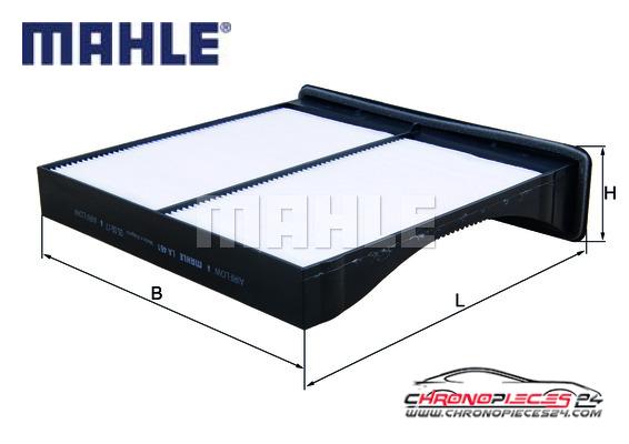 Achat de MAHLE LA 461 Filtre, air de l'habitacle pas chères