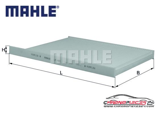 Achat de MAHLE LA 469 Filtre, air de l'habitacle pas chères