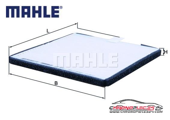 Achat de MAHLE LA 471 Filtre, air de l'habitacle pas chères