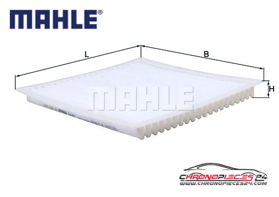 Achat de MAHLE LA 477 Filtre, air de l'habitacle pas chères