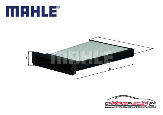 Achat de MAHLE LA 480 Filtre, air de l'habitacle pas chères